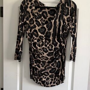 Velvet by Graham & Spencer Animal Print Dress